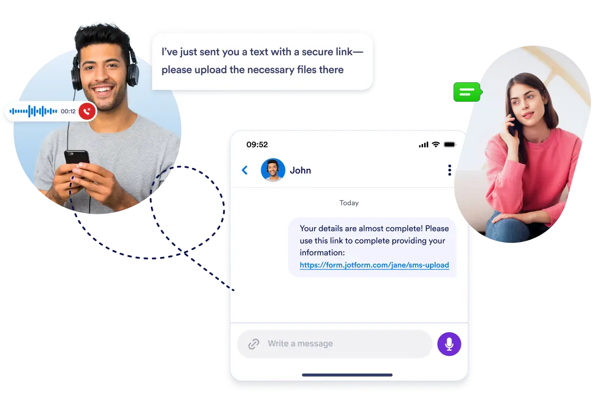 On-Call File Uploads via SMS