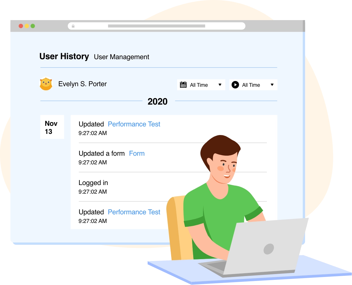 Access User Account History