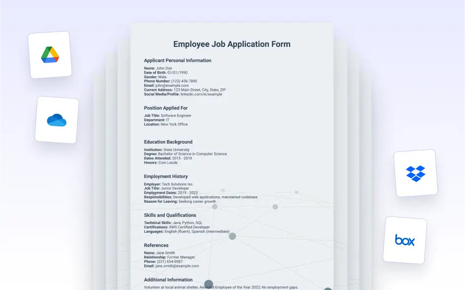 Send Documents to Cloud Storage Services