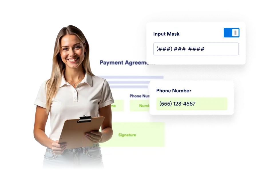 Document Input Masking