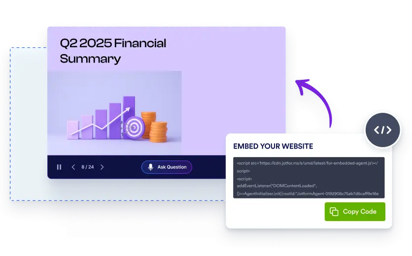 Embed Presentation Agent