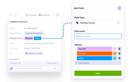 Custom Multiple Choice Field