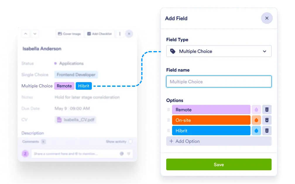 Custom Multiple Choice Field