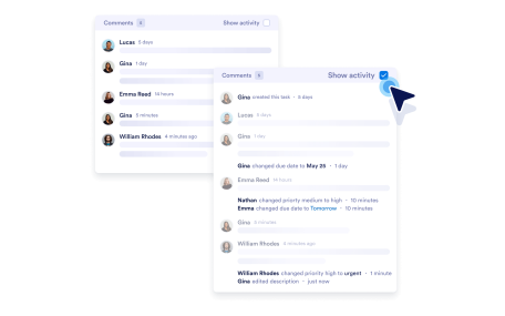 View the Activity Log