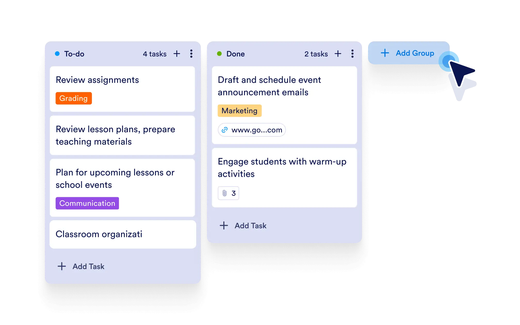 Setting Up Board Groups