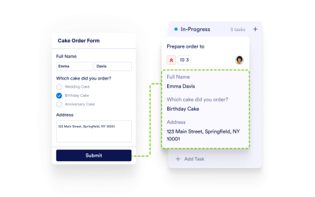 Display Form Fields on Task Cards
