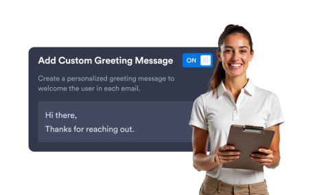 Customize Greeting Message