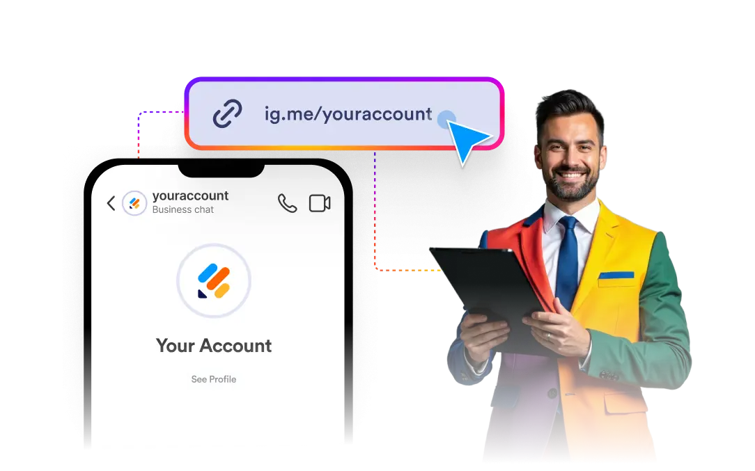 Share Instagram DM Link