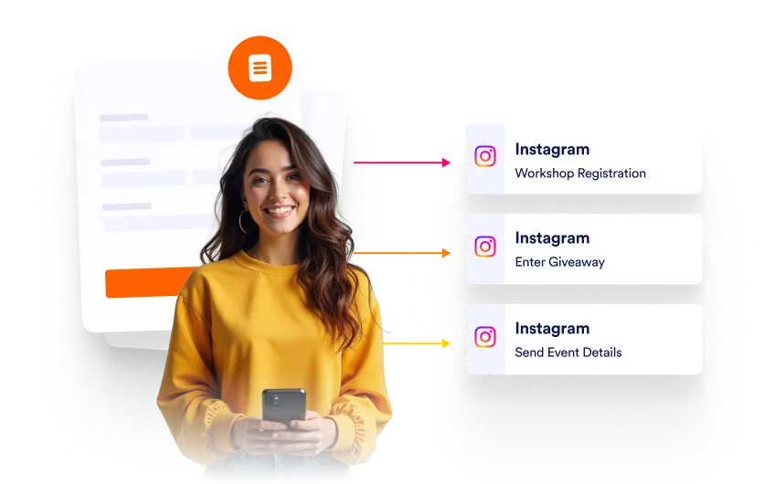 Trigger Forms in Instagram DM