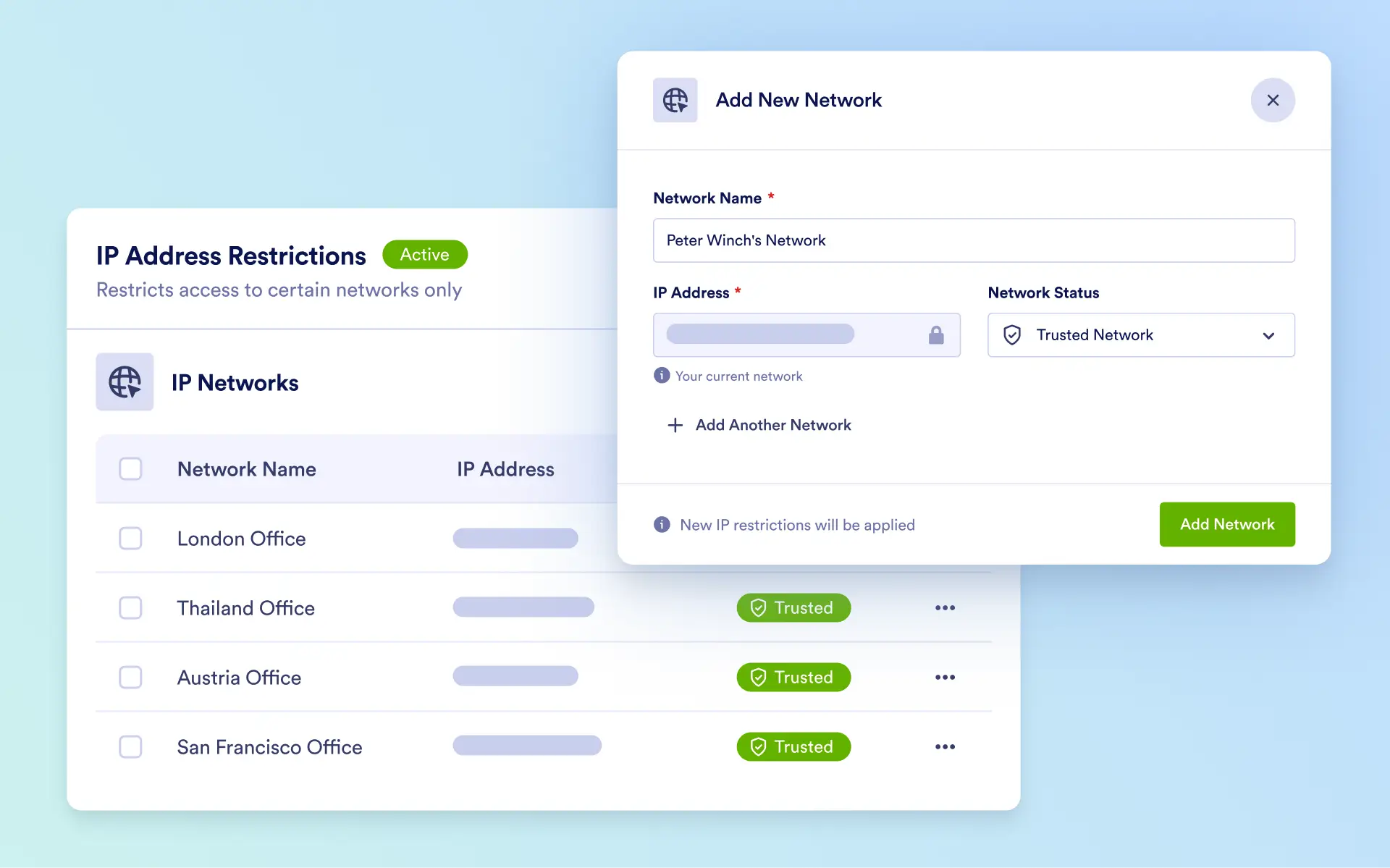 IP Address Restriction