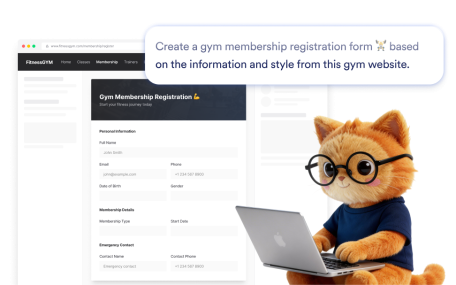 Create Forms From Websites