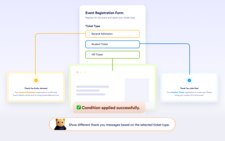 Configure Thank You Page Behavior