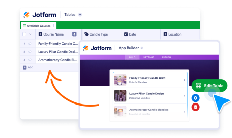 Jotform Tables