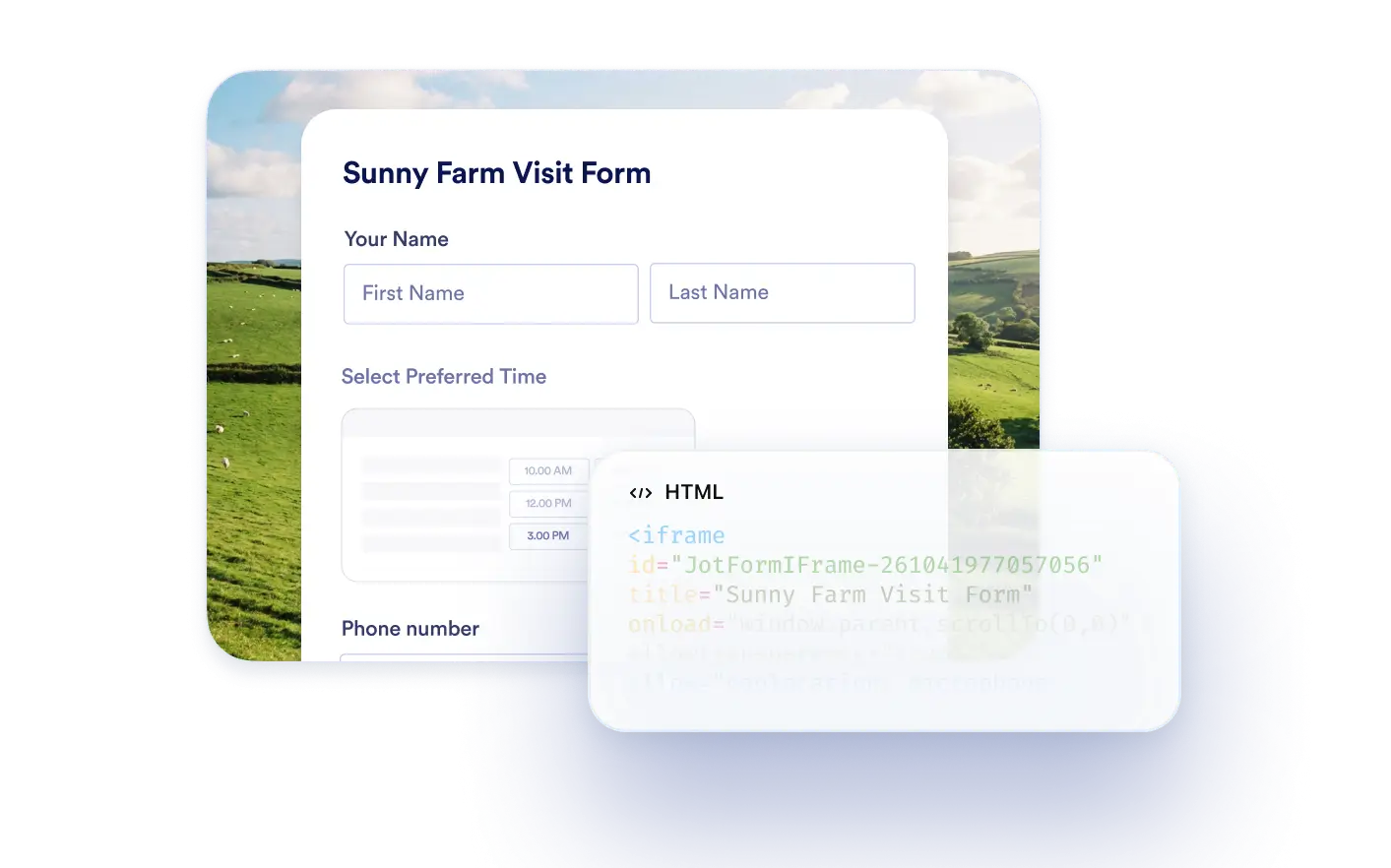 Generate iFrame Embed Code