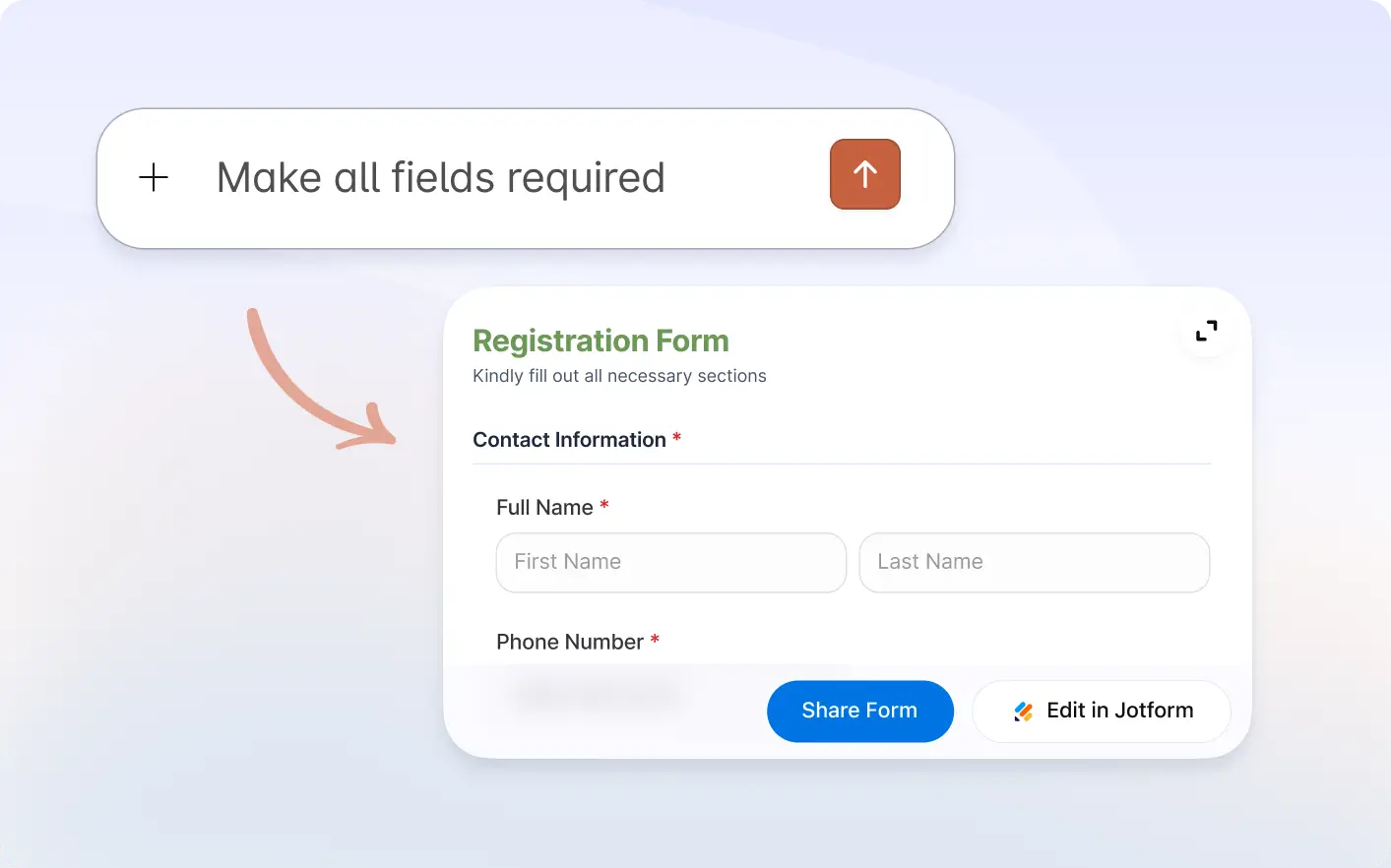 Modify Field Settings