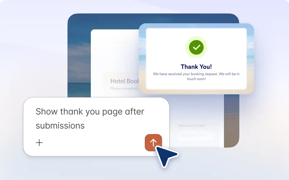 Configure Thank You Page Behavior