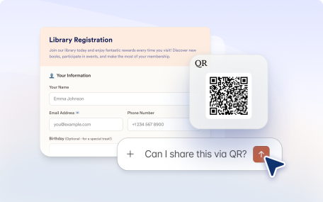 Create QR Codes to Share Forms