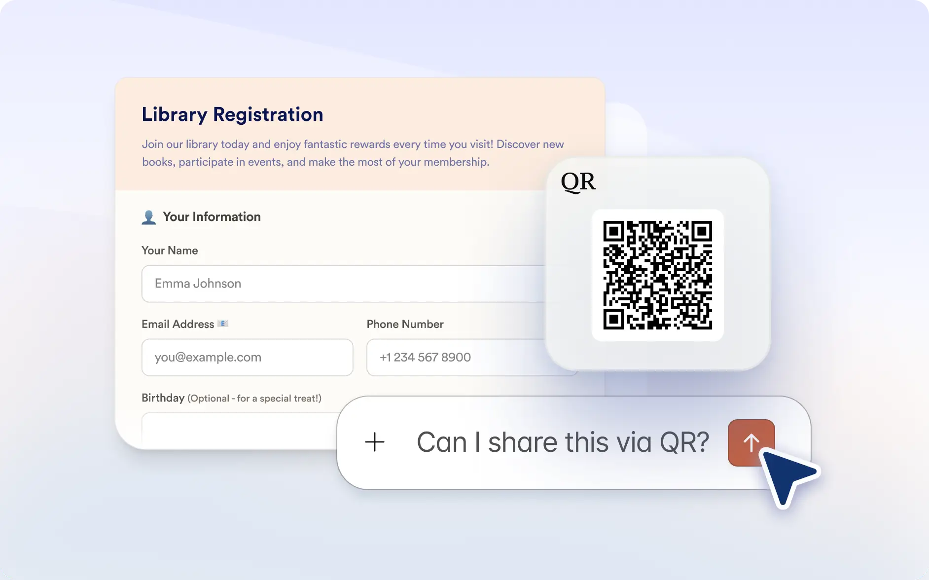 Create QR Codes to Share Forms