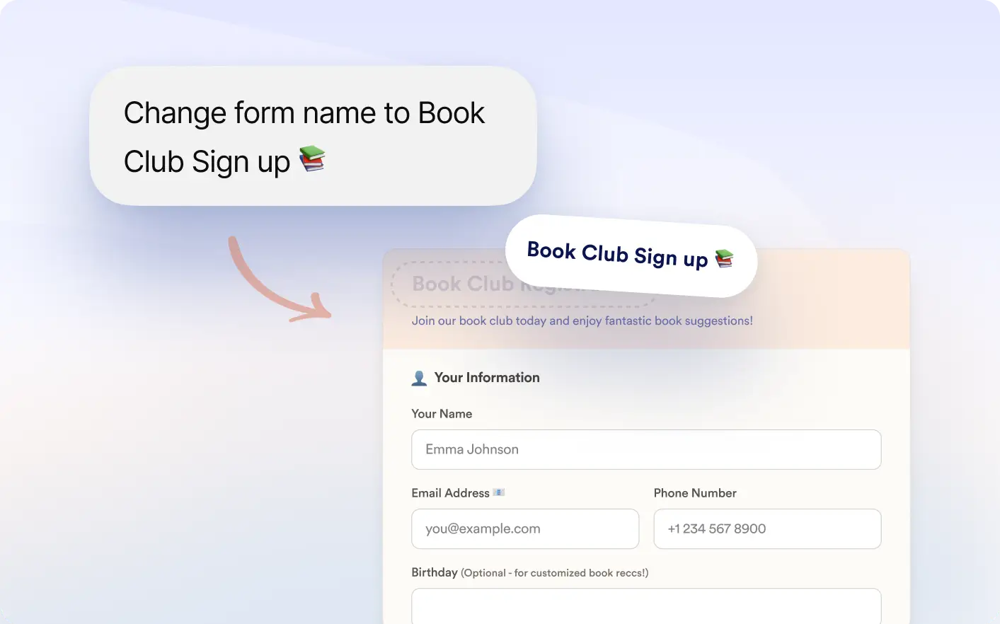 Edit Form Name