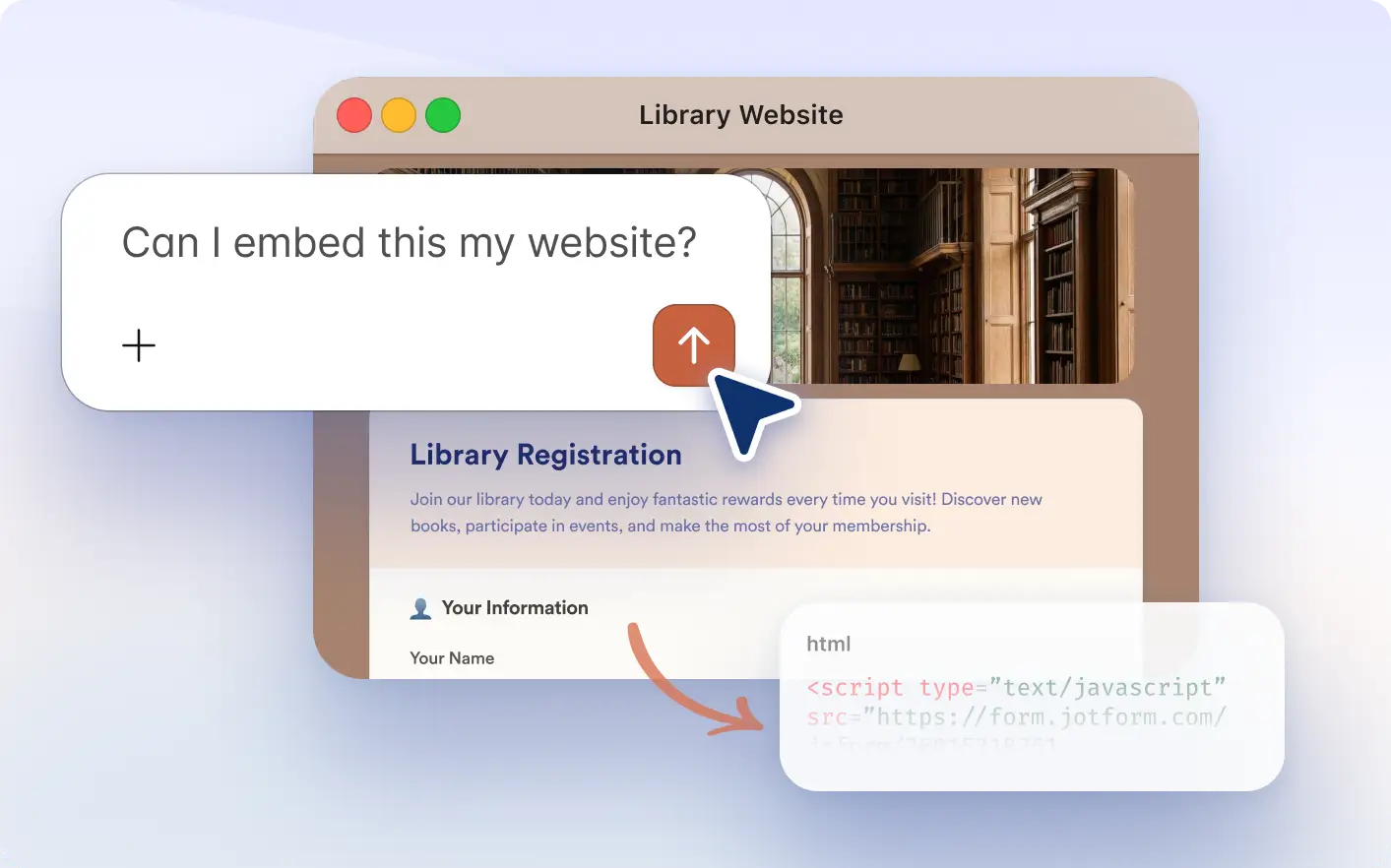 Generate JavaScript Embed Snippets