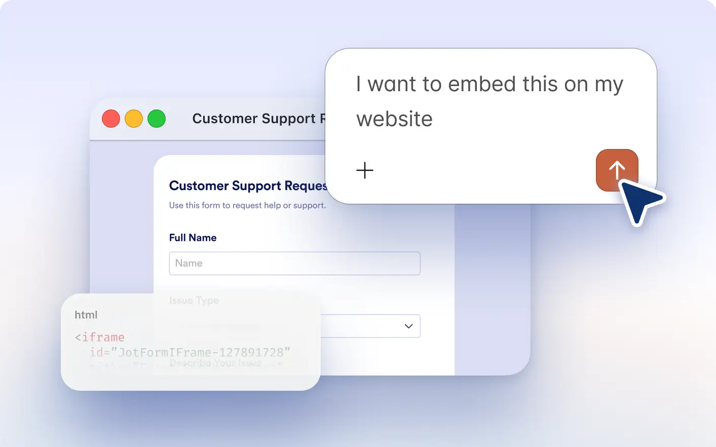 Generate iFrame Embed Code