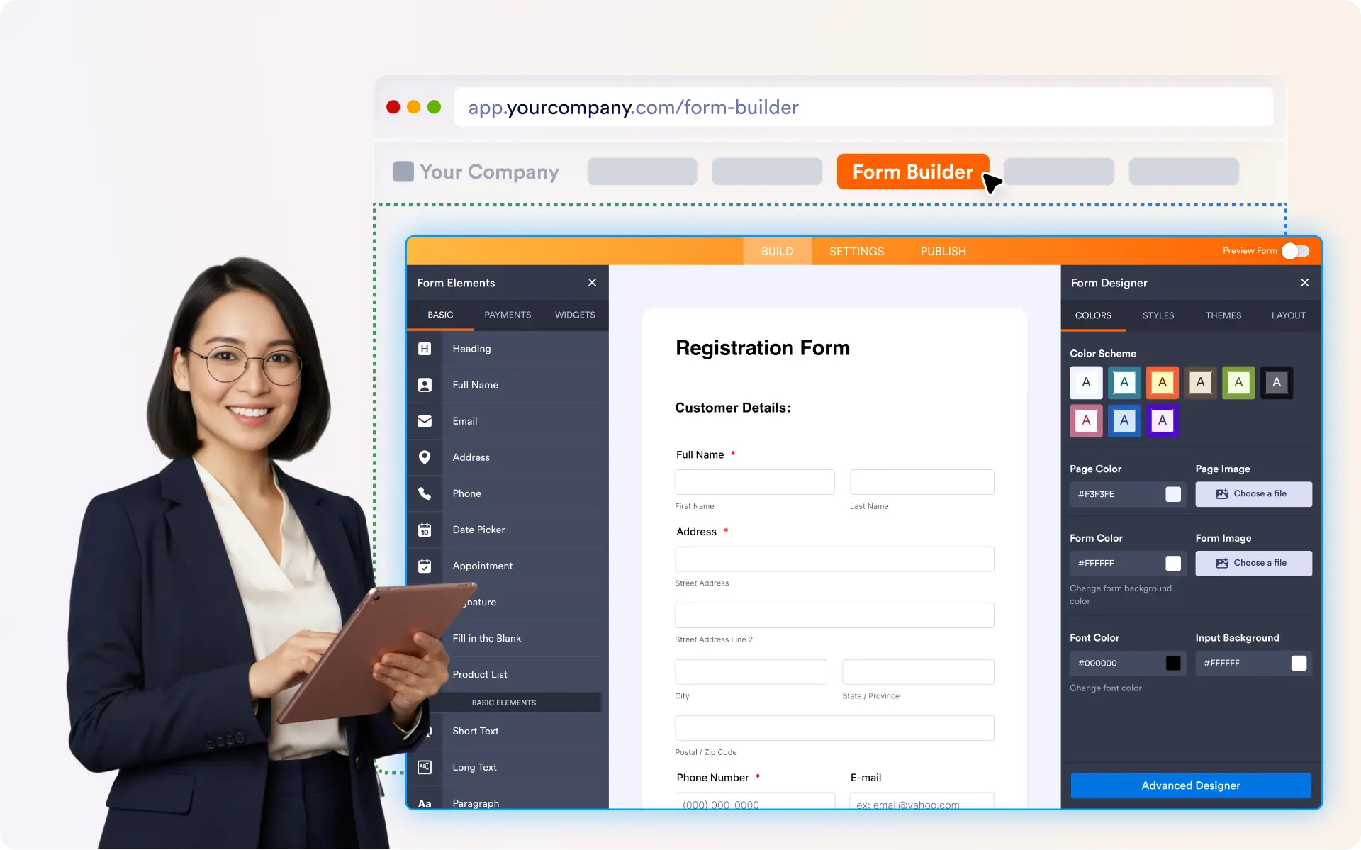 Embeddable Form Builder