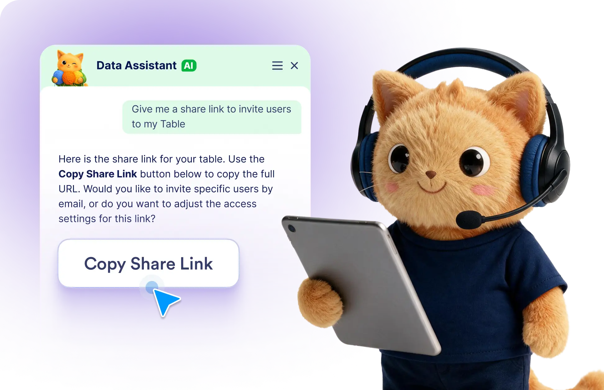 Generate Share Link