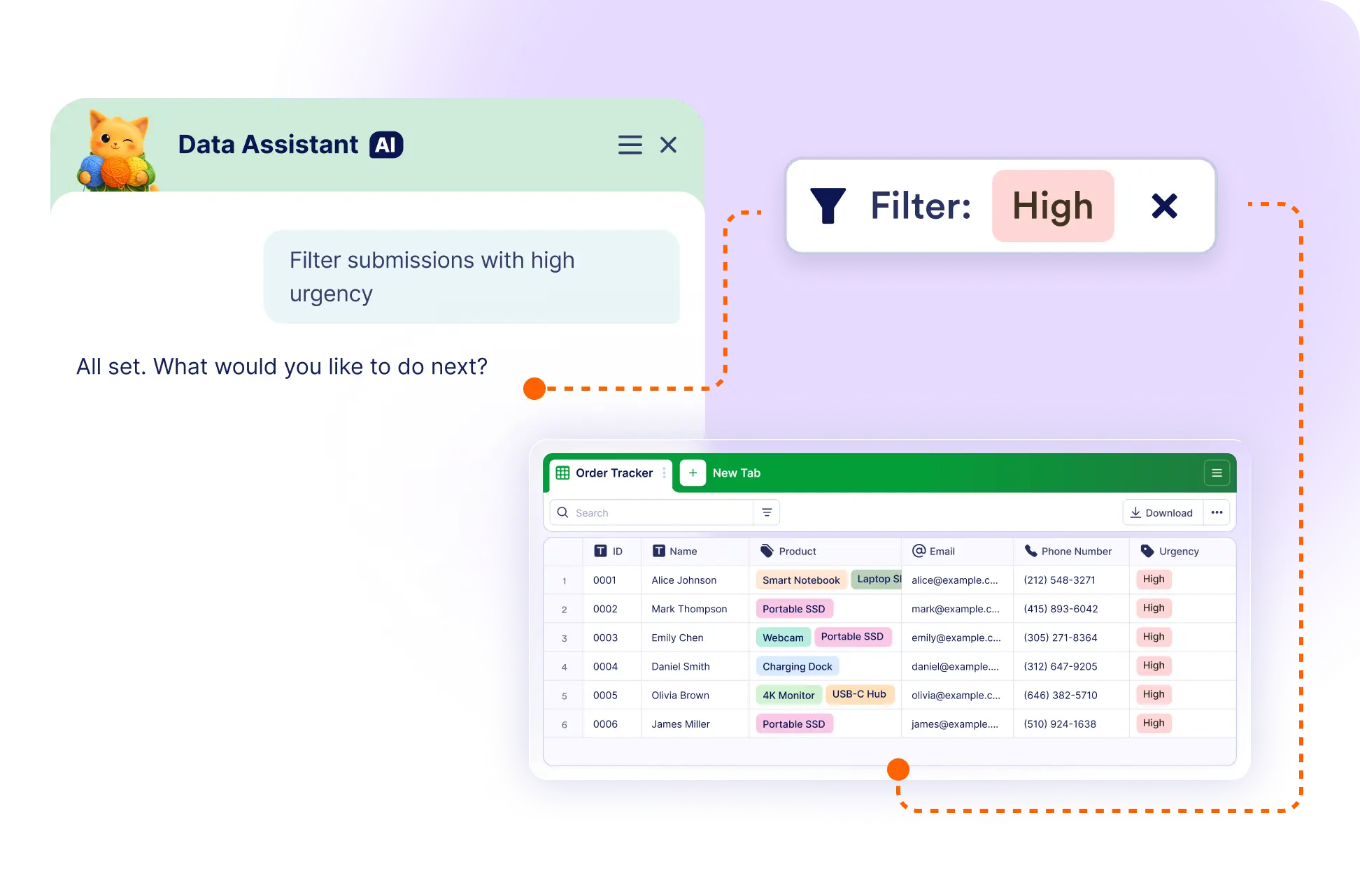 Search and Filter Submissions