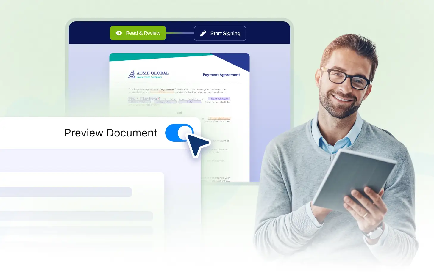 Preview Sign Document