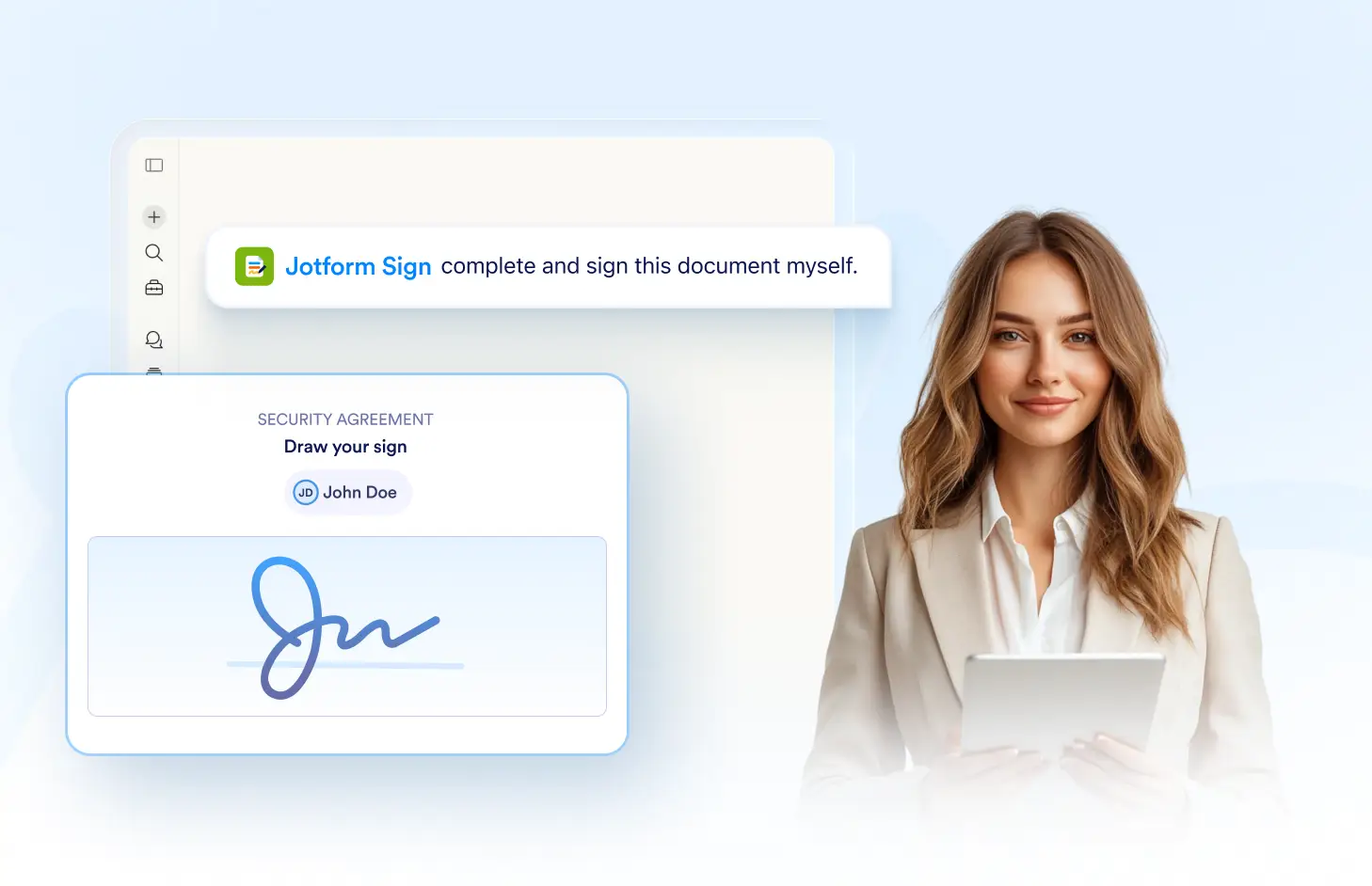 Self sign document