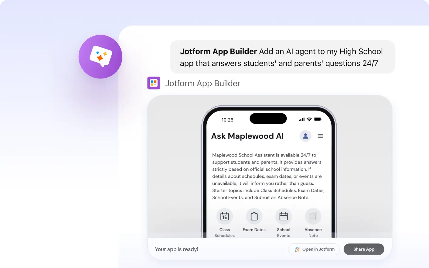 Example form design