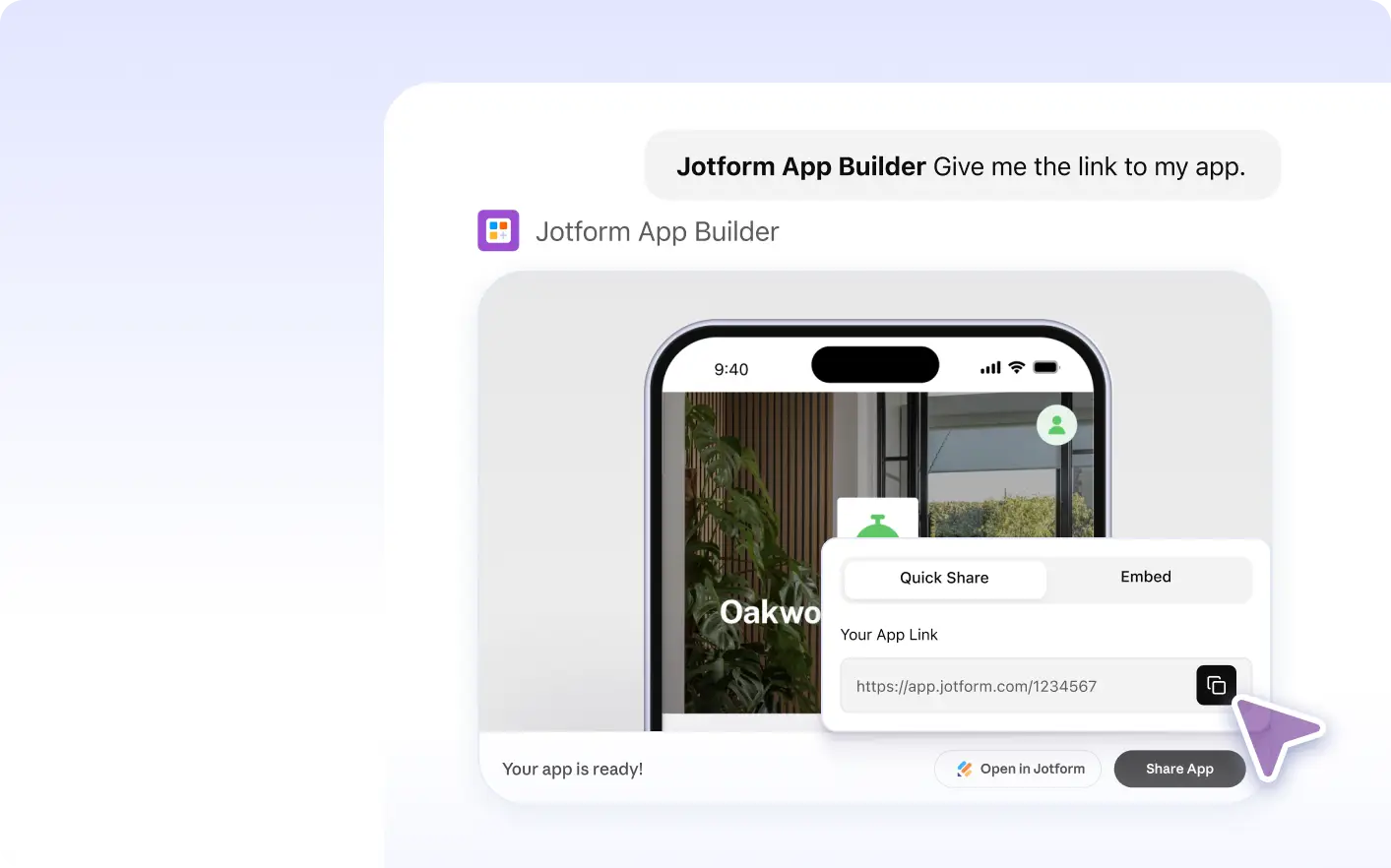 Example form design