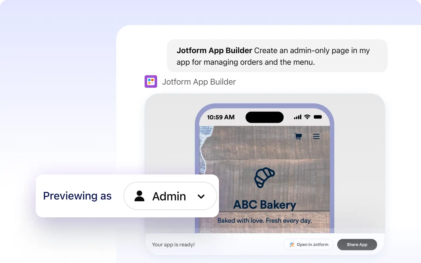 Example form design