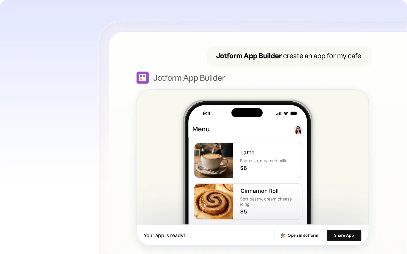 Example form design