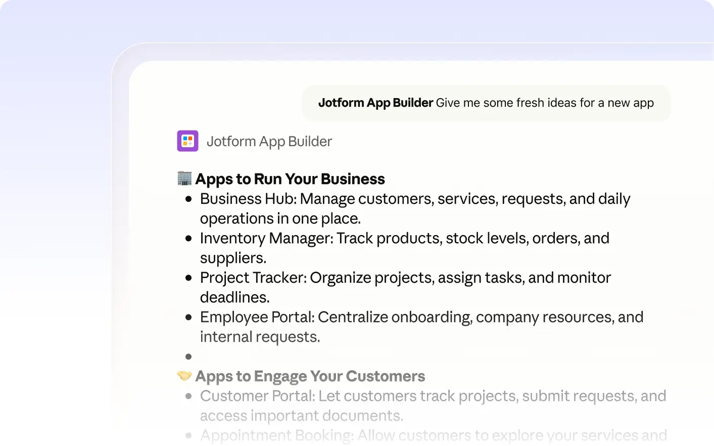 Example form design