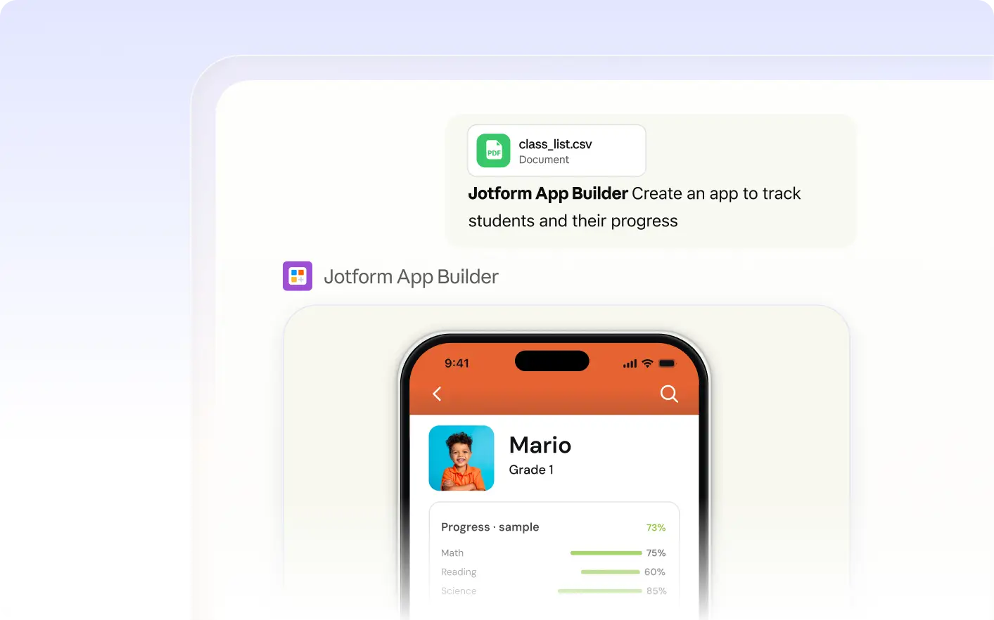 Example form design