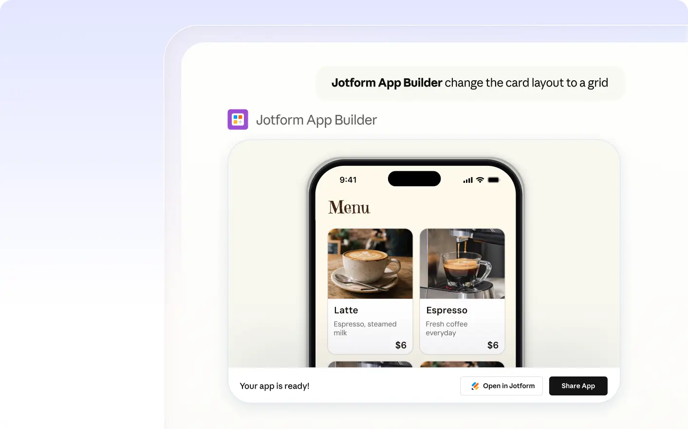 Example form design