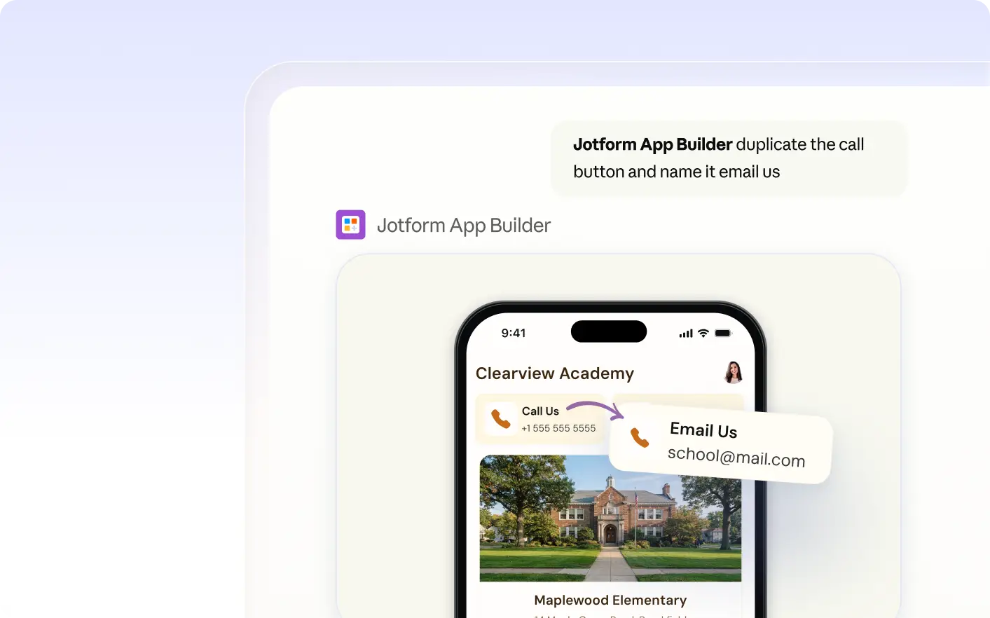 Example form design