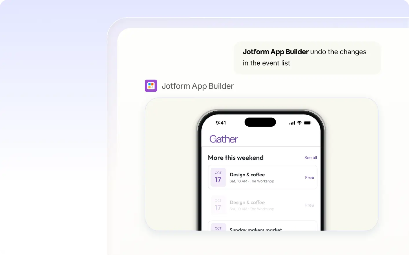 Example form design
