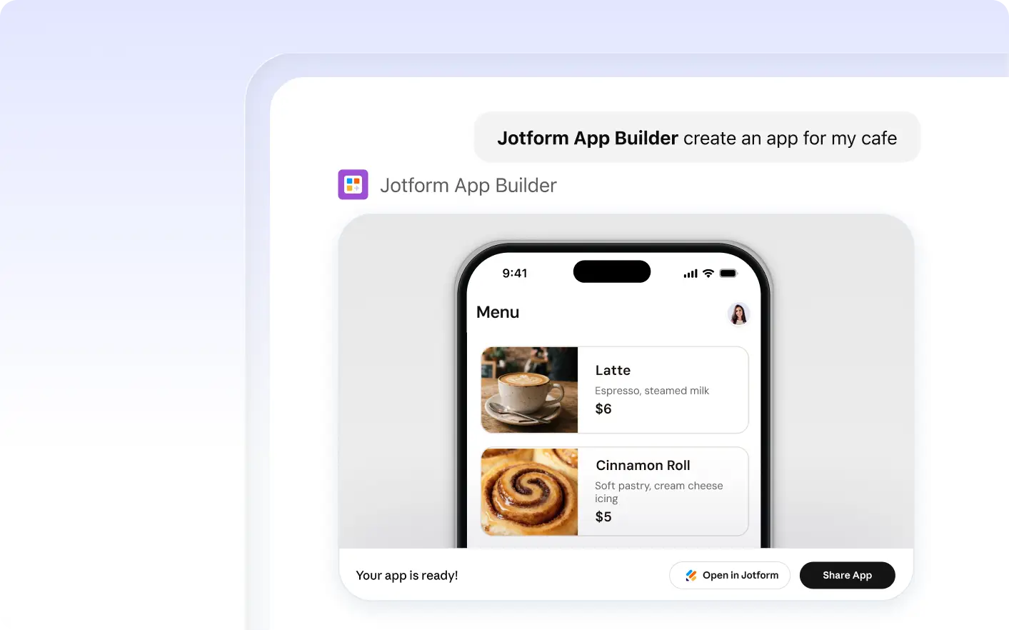 Example form design