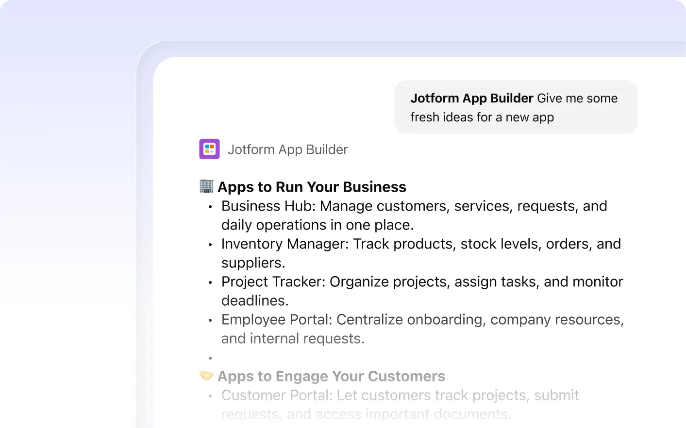 Example form design
