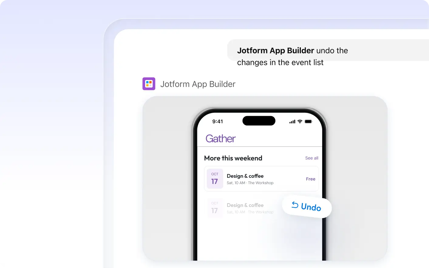 Example form design