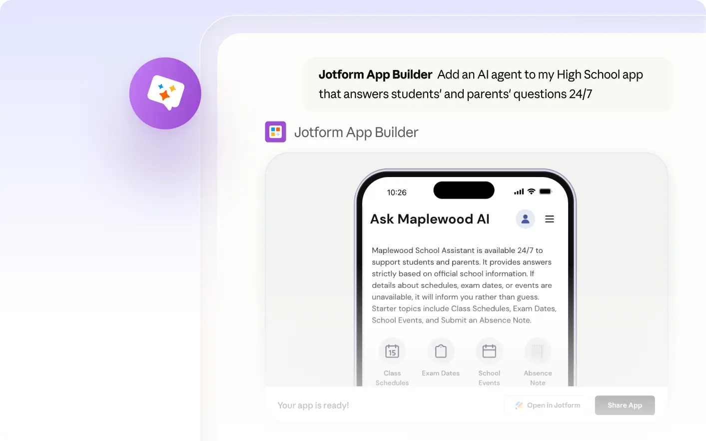 Example form design