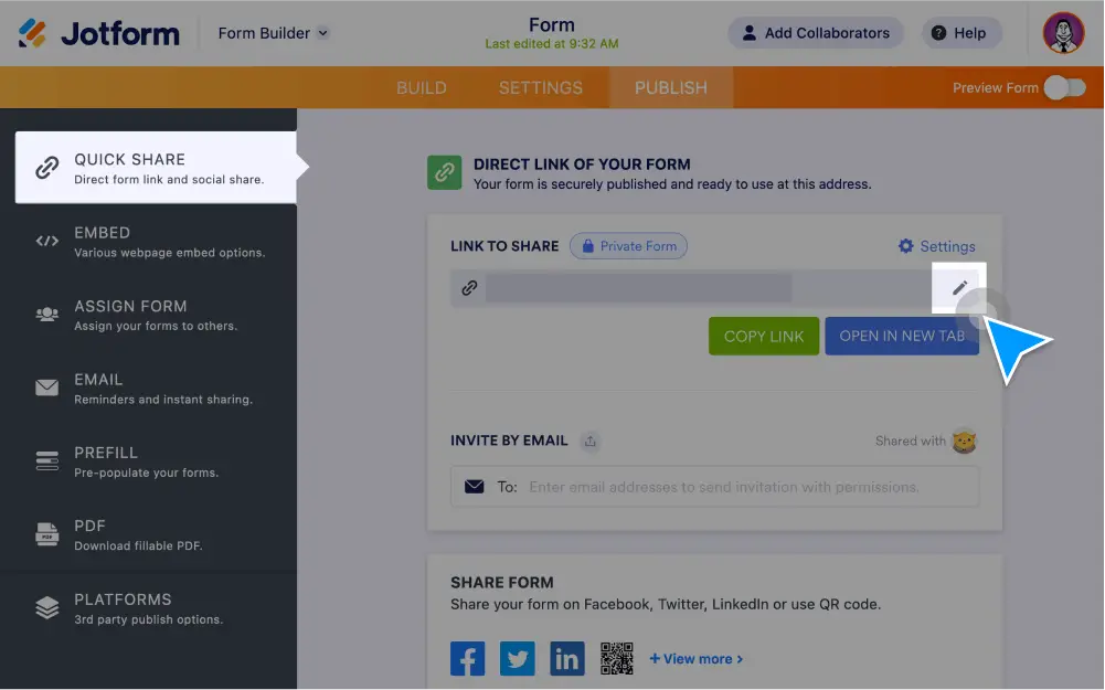 Form URL Customization
