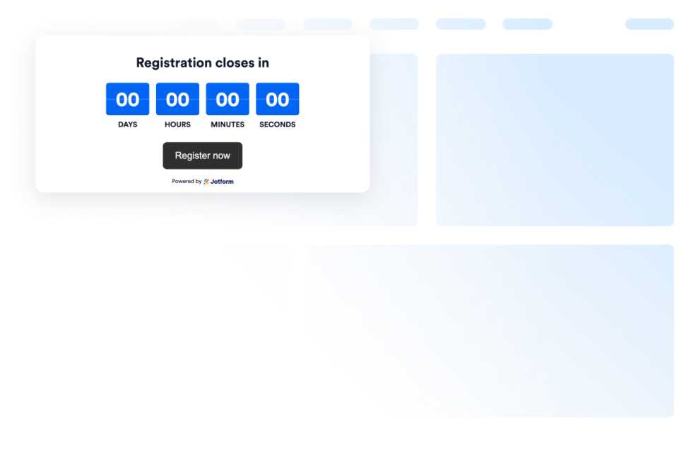Countdown Widget