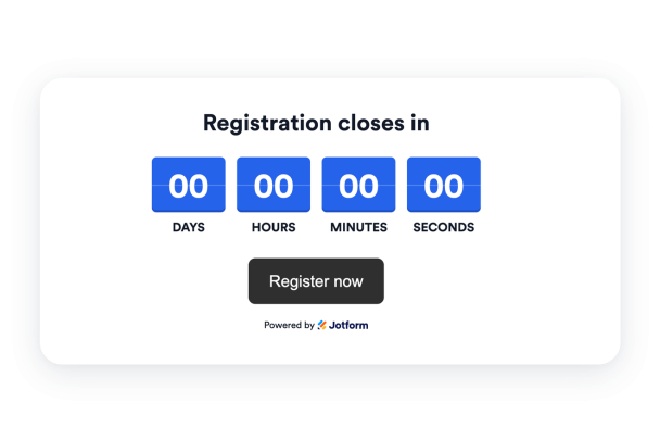 Customize How Your Countdown Widget Appears on Your Website