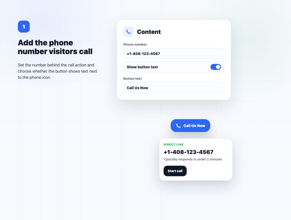 Add your phone number