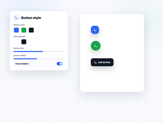 Match the Call Button to Your Brand
