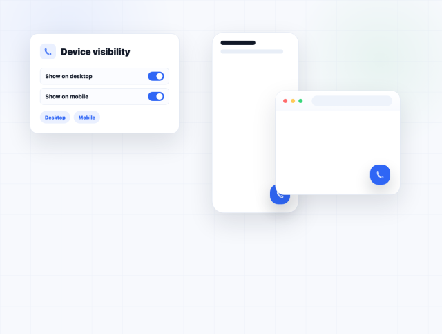Show the Button on the Right Devices