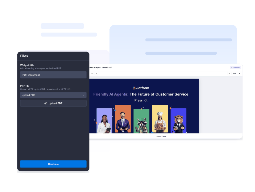 Add your PDF